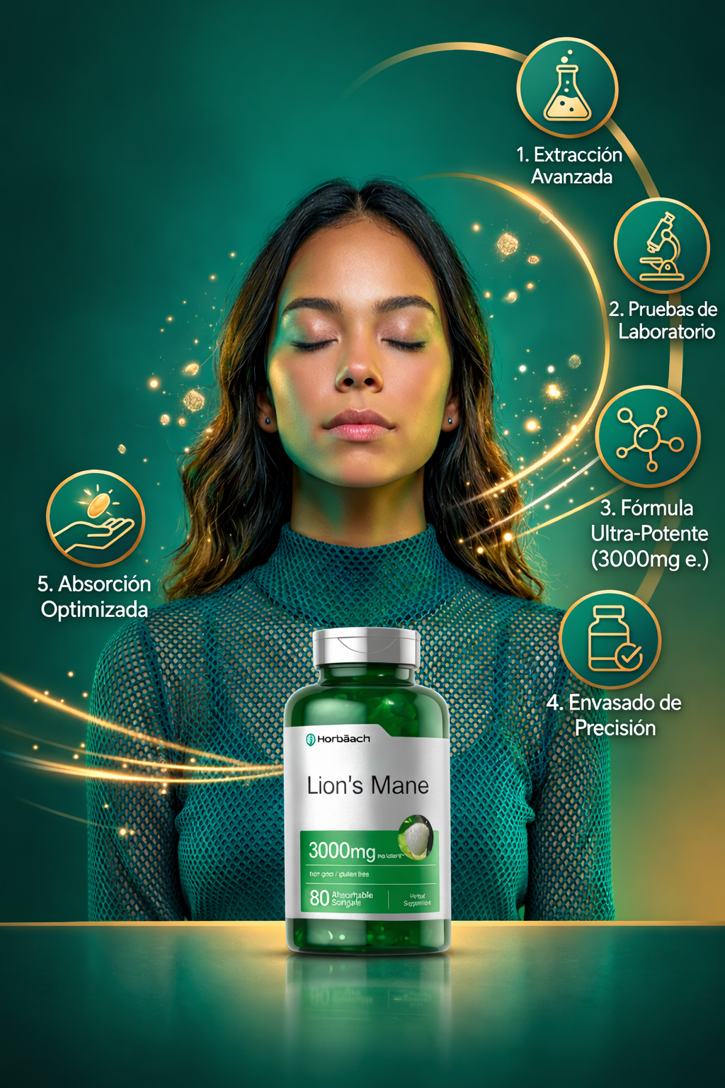 Melena de León Horbaach- Nutrición Para tu Cerebro