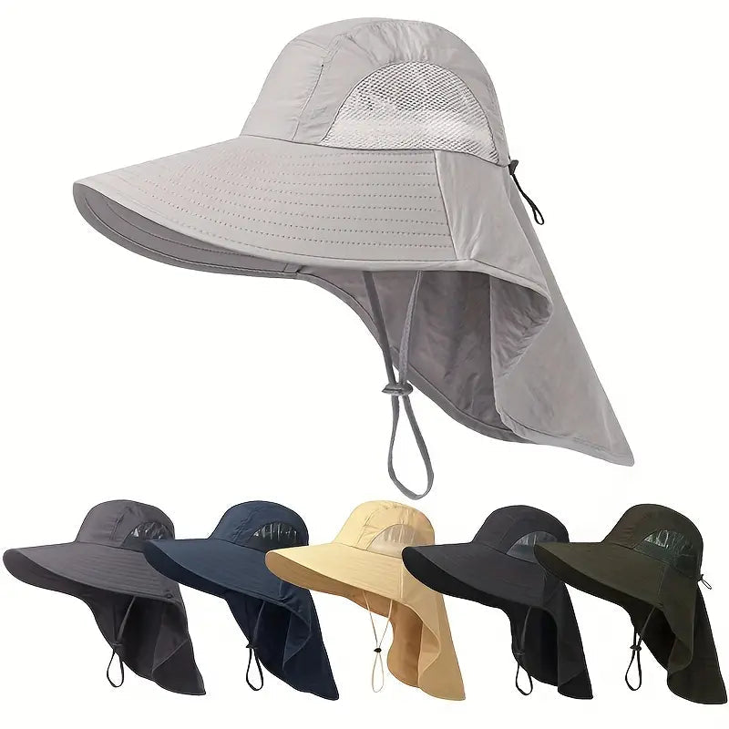 Sombrero Safari Unisex con Protector de Cuello