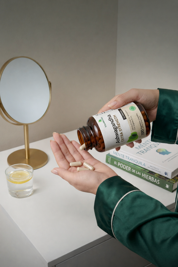 Ashwagandha Extra Strength: Reduce el Estrés, Mejora tu Energía y Recupera tu Calma