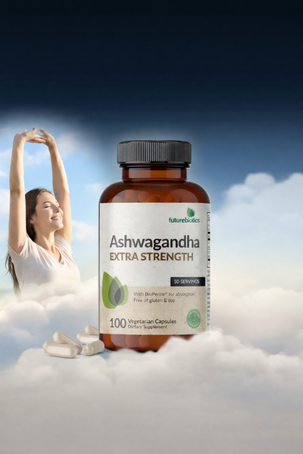 Ashwagandha Extra Strength: Reduce el Estrés, Mejora tu Energía y Recupera tu Calma