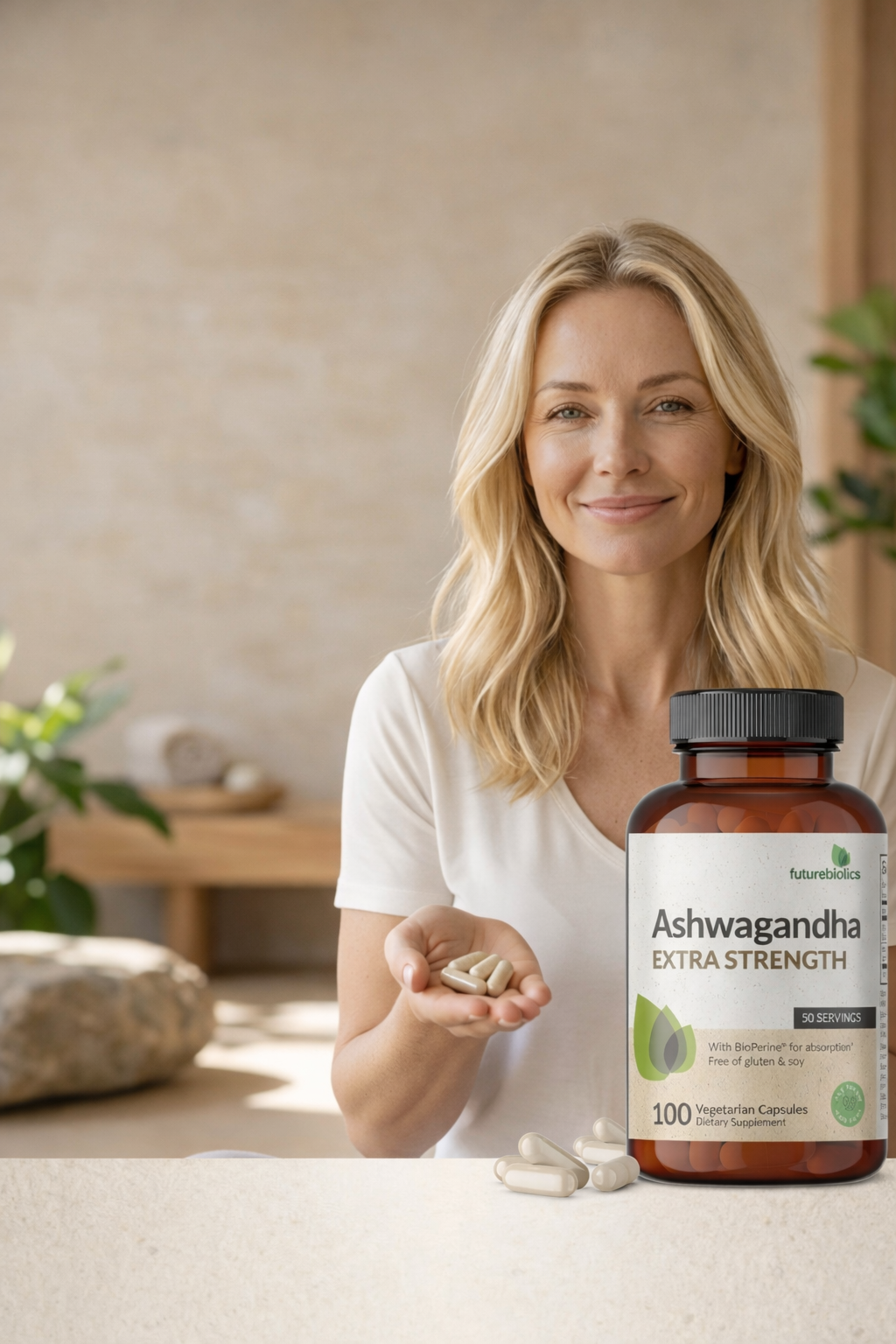 Ashwagandha Extra Strength: Reduce el Estrés, Mejora tu Energía y Recupera tu Calma