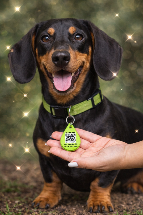 Placa Inteligente con Código QR Mascotas:Seguridad y Reencuentro Rápido