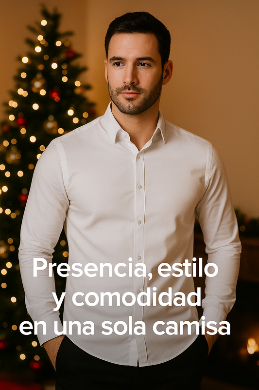 Combo X 2 Camisa Slim Fit Manga Larga