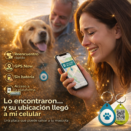 ¿Y si tu mascota se pierde hoy? Esta placa la trae de vuelta en minutos