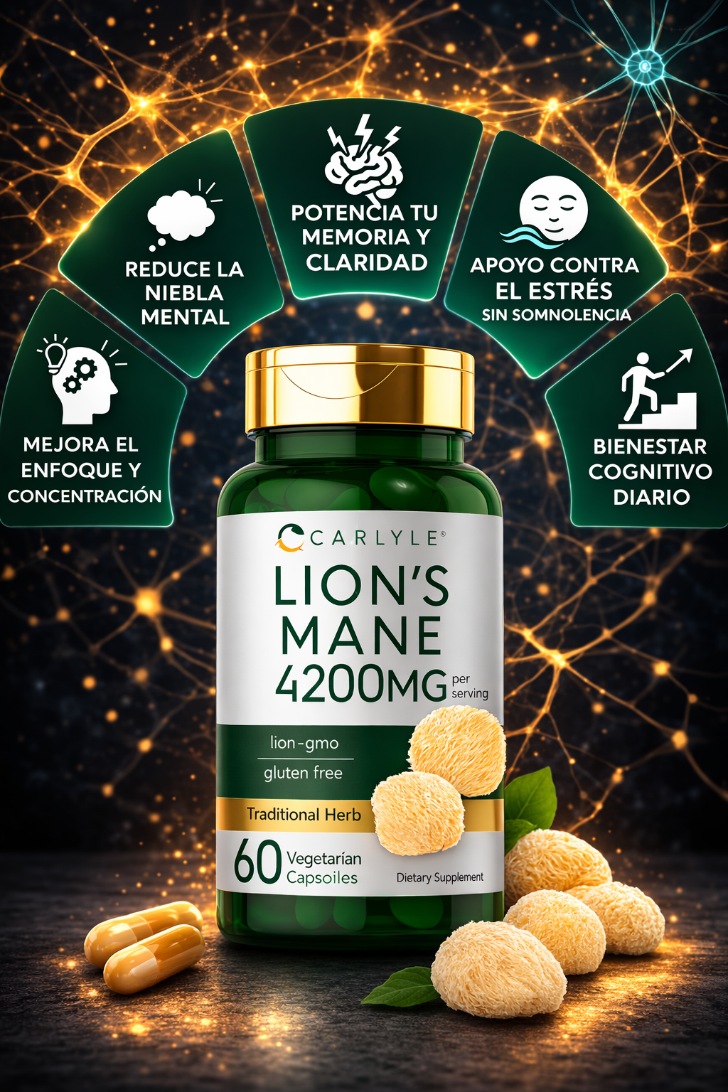 Melena de Leon Carlyle 4200 Mg- Máxima concentración