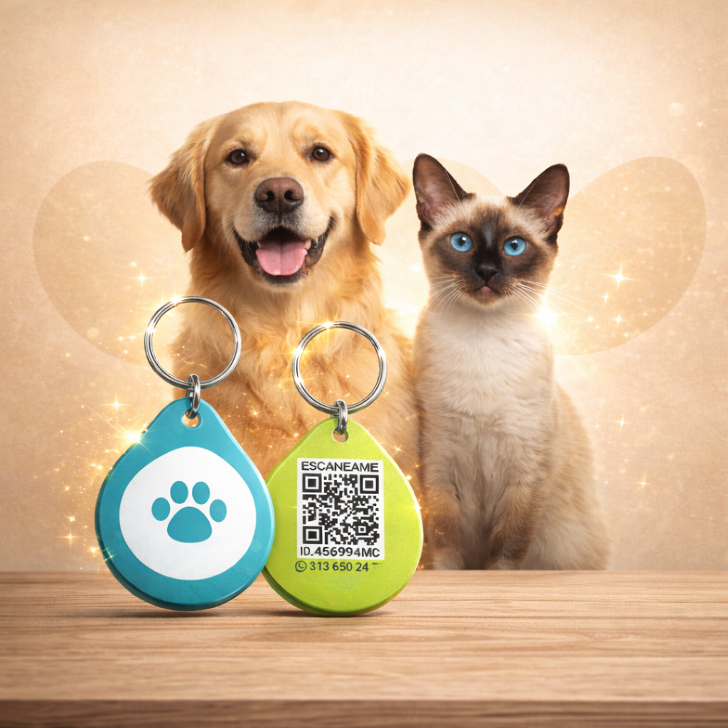 Placa Inteligente con Código QR Mascotas: Seguridad y Reencuentro Rápido