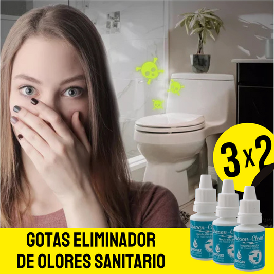 Combo Gotas Eliminadoras de Olores Para Sanitario X 3 Unidades