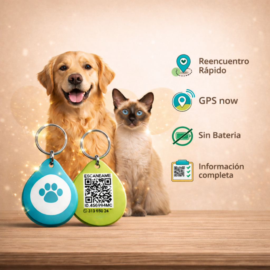 ¿Y si tu mascota se pierde hoy? Esta placa la trae de vuelta en minutos