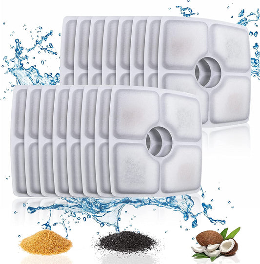 FiltroMax: Combo 12 Filtros Ultra Duraderos para Fuentes de Mascotas