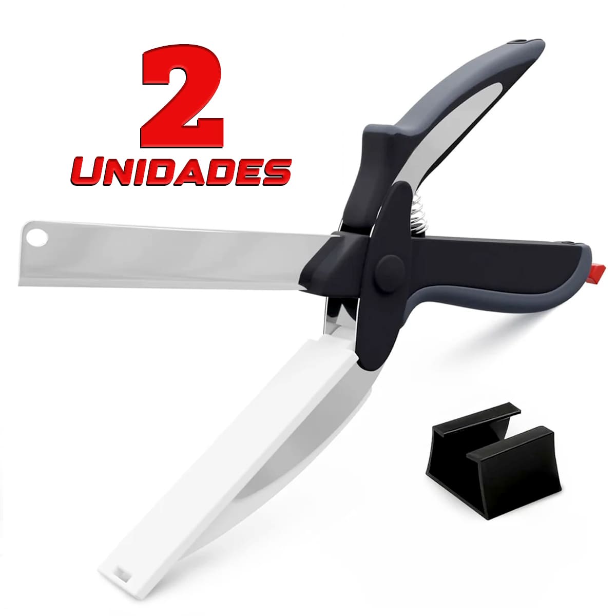 2x1 - Tijeras de Cocina Multifuncional | Sin reguero, sin tabla de picar